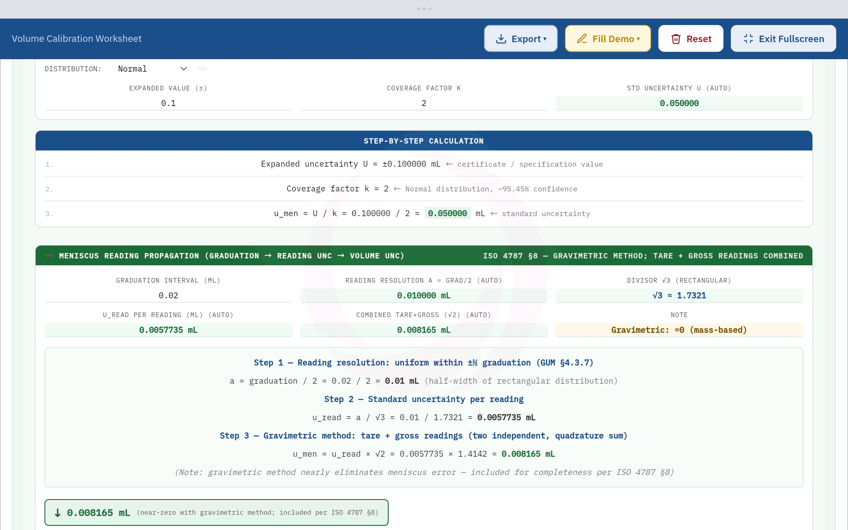 Transparent Step By Step Calculations